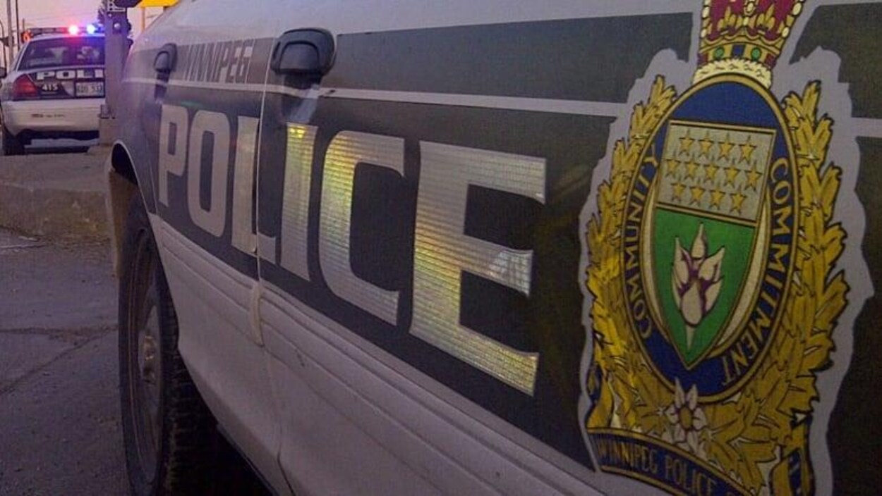 Un véhicule de la police de Winnipeg.