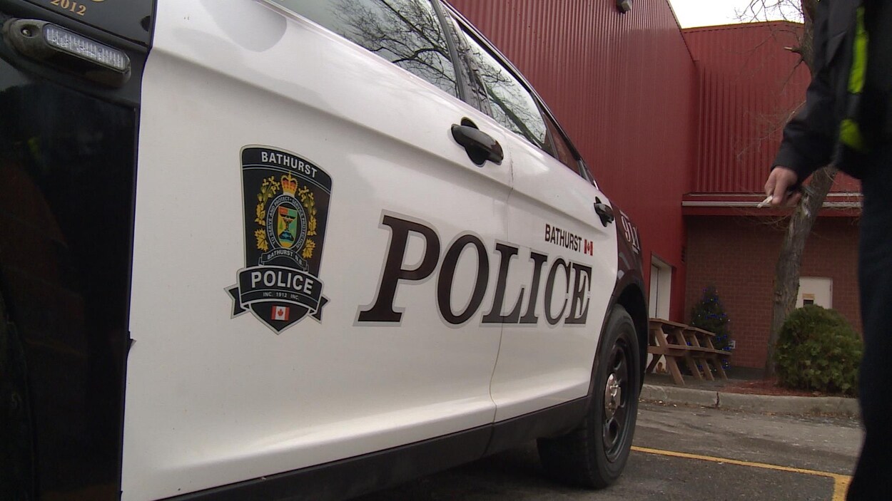 Une voiture de la police de Bathurst