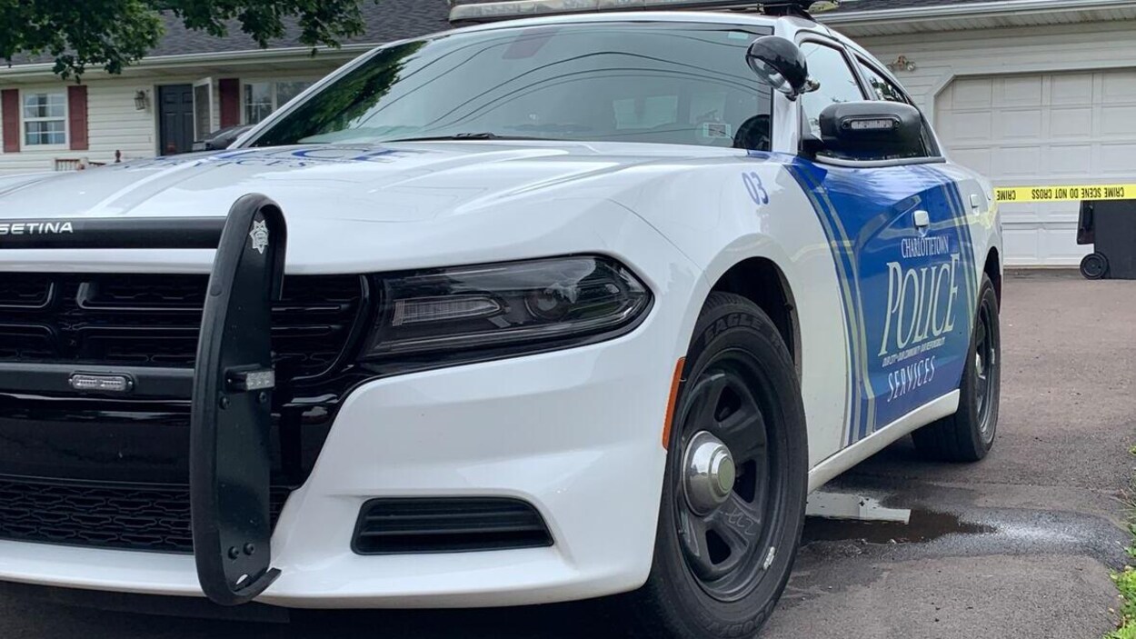 Une voiture de police de la ville de Charlottetown.