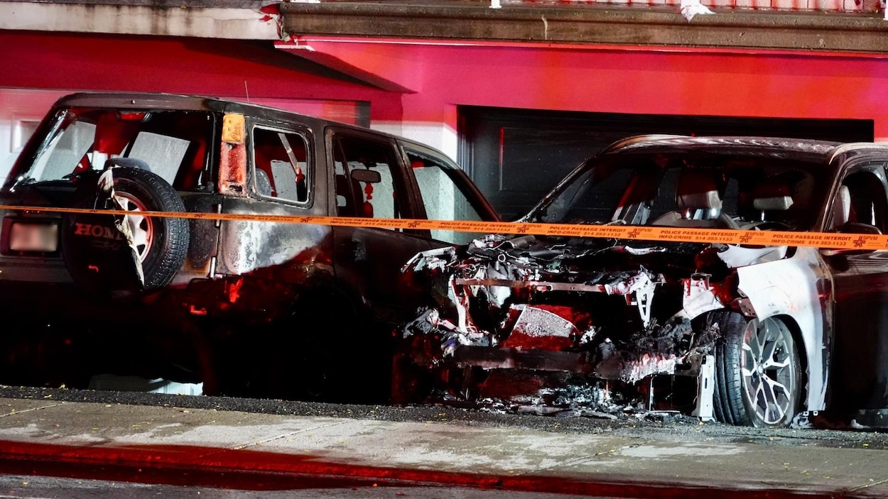 Deux voitures incendiées au cours de la nuit à Saint-Léonard