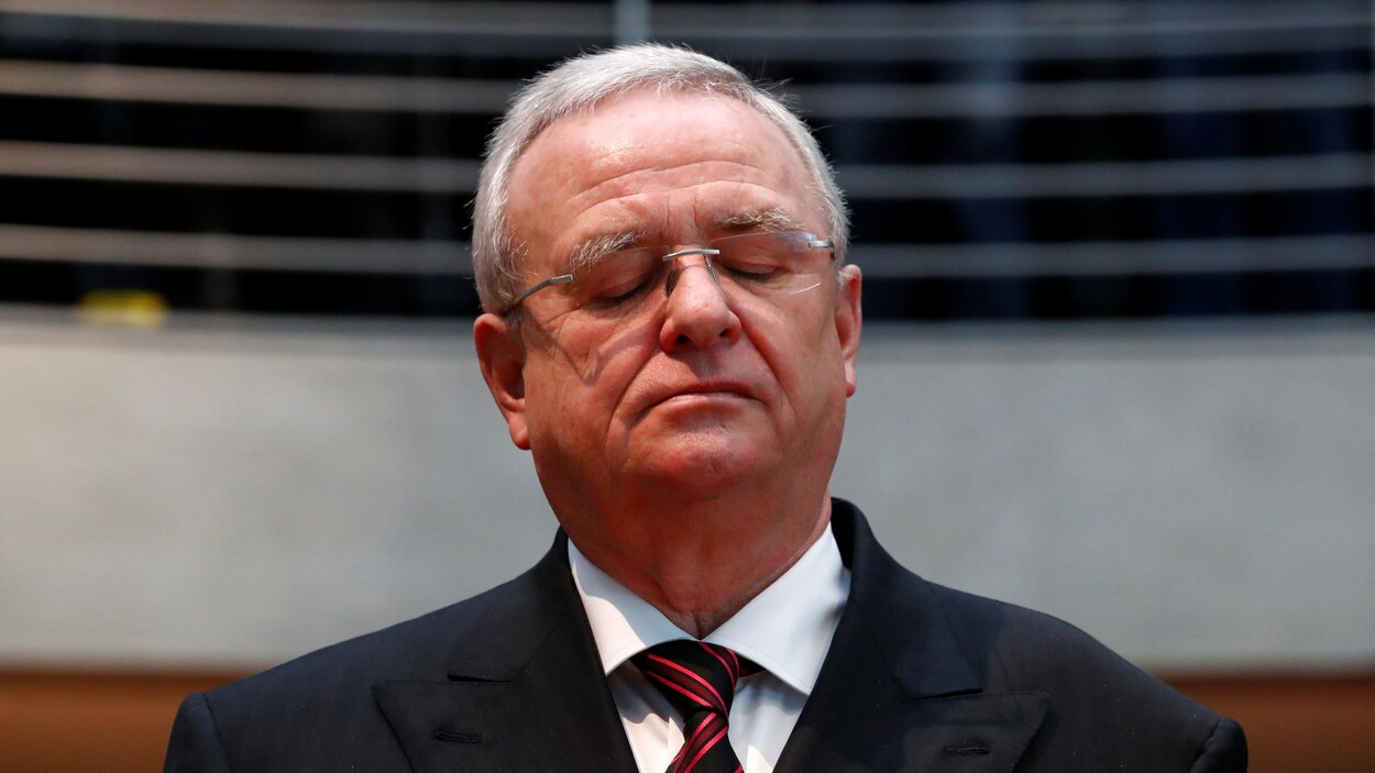 L'ex-PDG de Volkswagen Martin Winterkorn lors de son témoignage devant un comité parlementaire à Berlin en 2017.