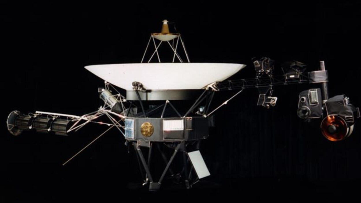 Illustration de la sonde Voyager Illustration de la sonde Voyager
