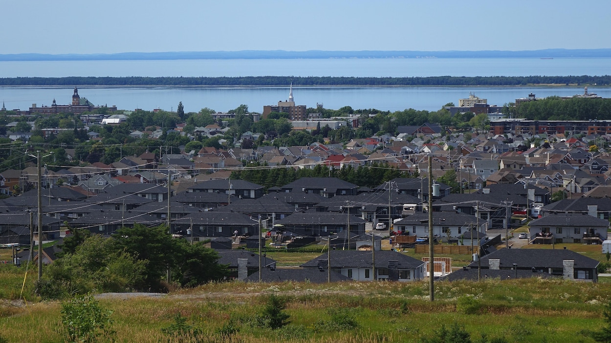 Vue sur la ville de Rimouski