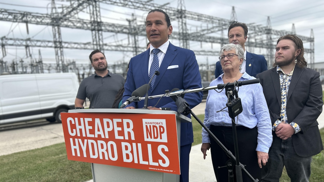 Le NPD Promet De Geler Les Tarifs D Lectricit De Hydro Manitoba Pour   Wab Kinew 69583 