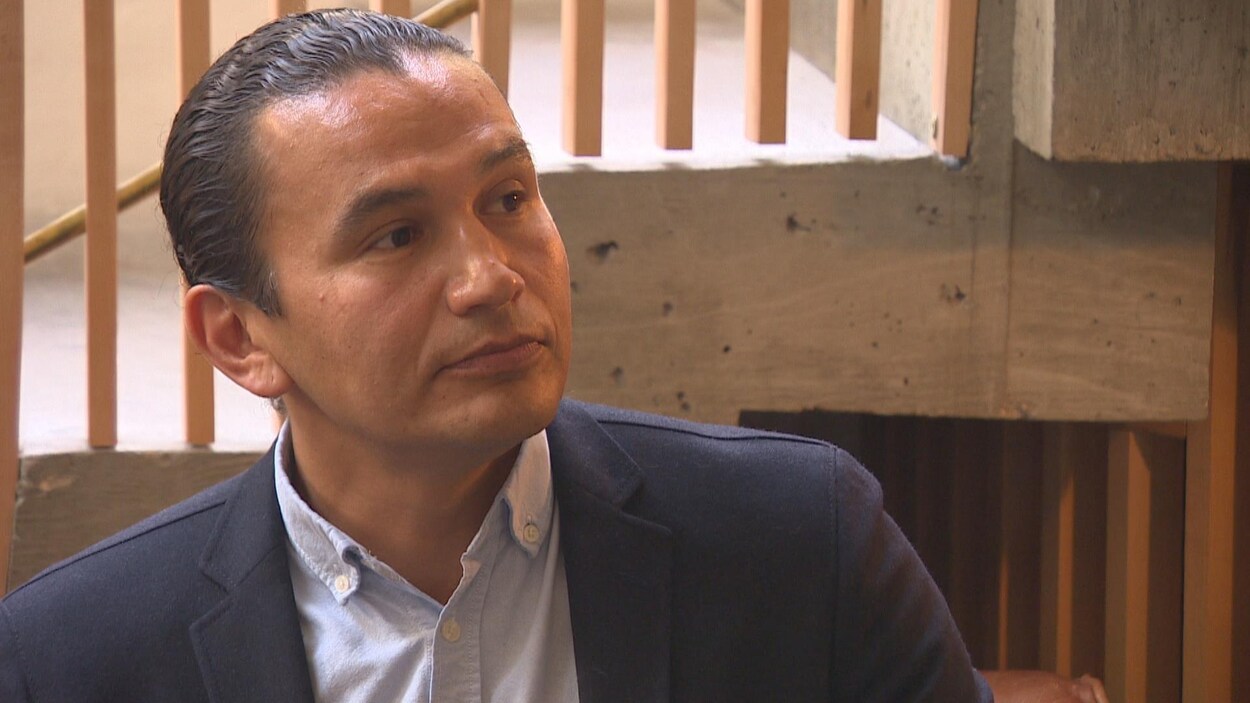 Wab Kinew, le chef du Nouveau Parti démocratique.