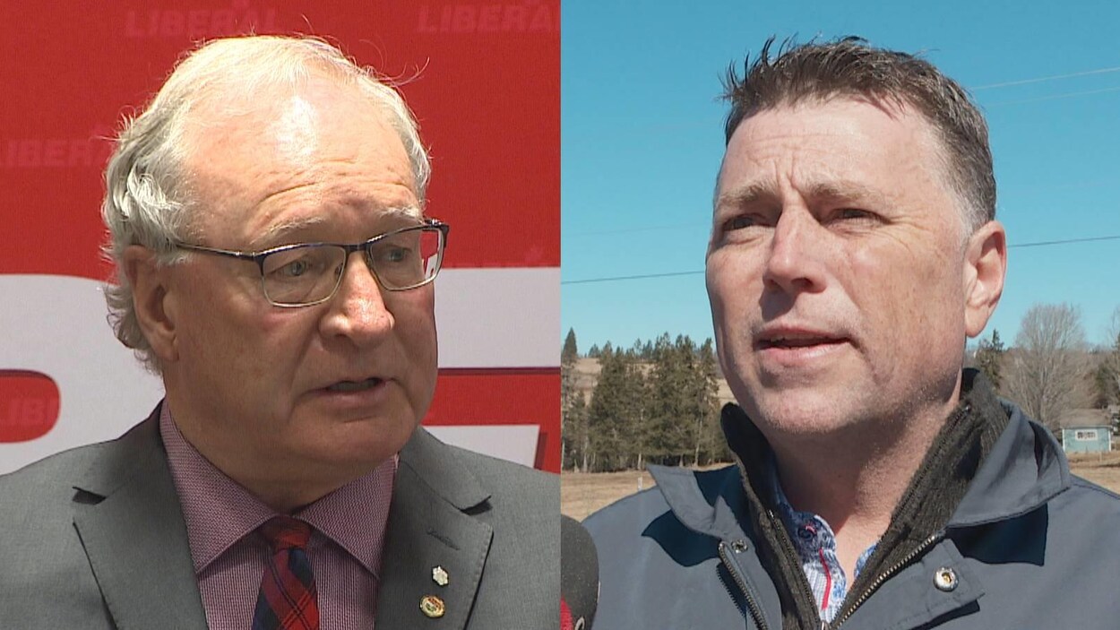 Montage photo de Wade MacLauchlan et Dennis King.