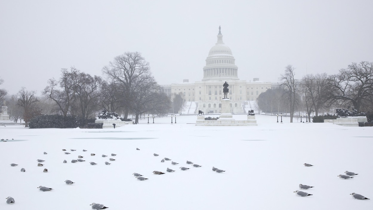 Une violente tempête cause pannes de courant et annulations de vols aux États-Unis