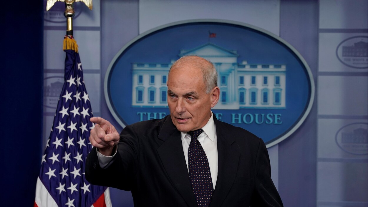 Le point de presse de John Kelly à la Maison-Blanche Le point de presse de John Kelly à la Maison-Blanche