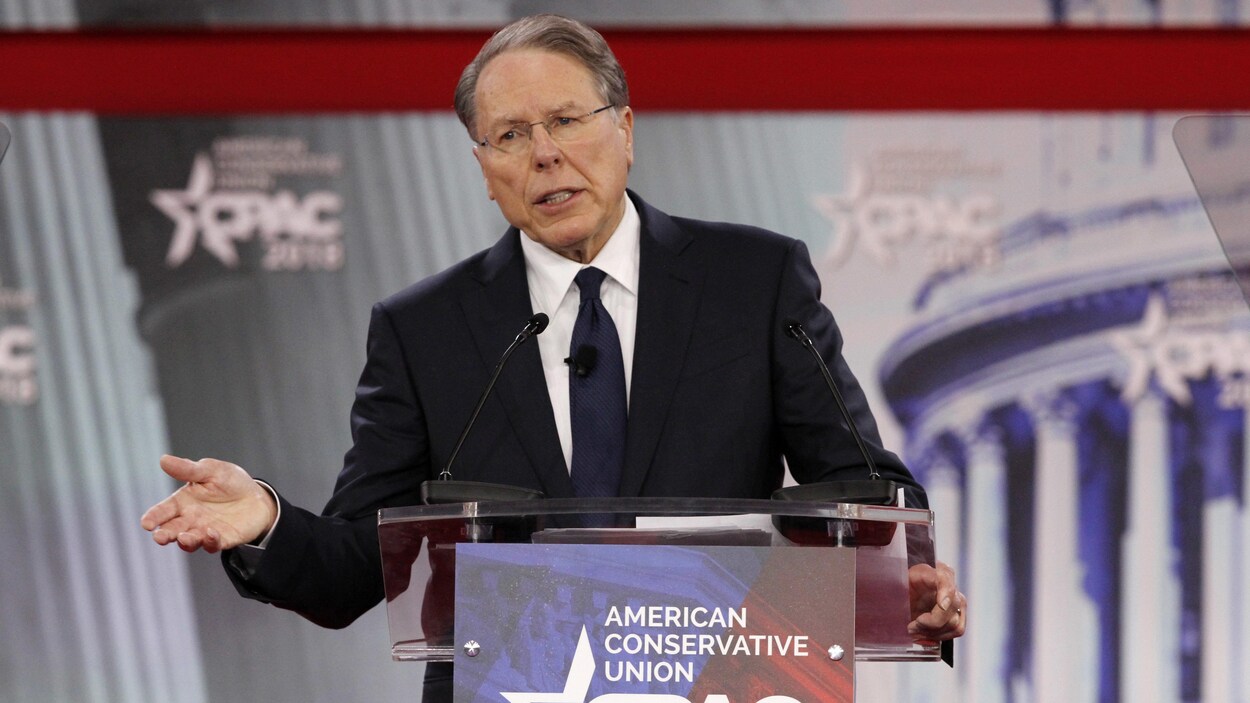 Wayne LaPierre, le patron de la NRA. Wayne LaPierre, le patron de la NRA.