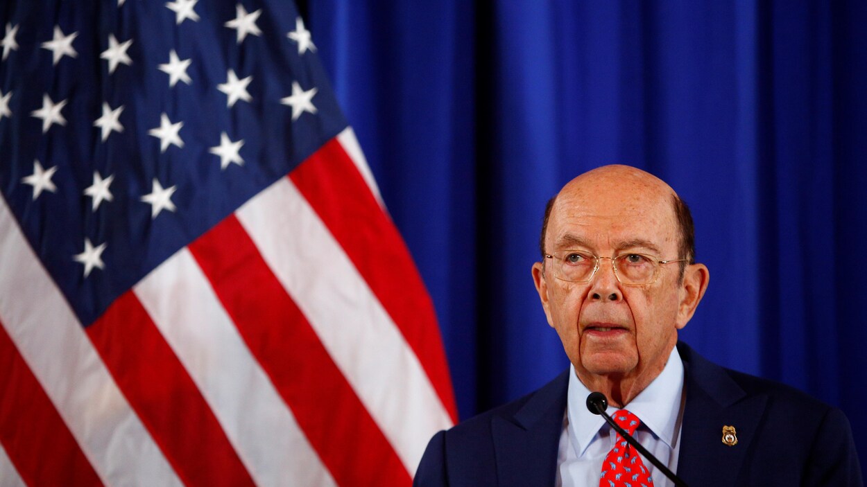 Le secrétaire américain au Commerce, Wilbur Ross Le secrétaire américain au Commerce, Wilbur Ross