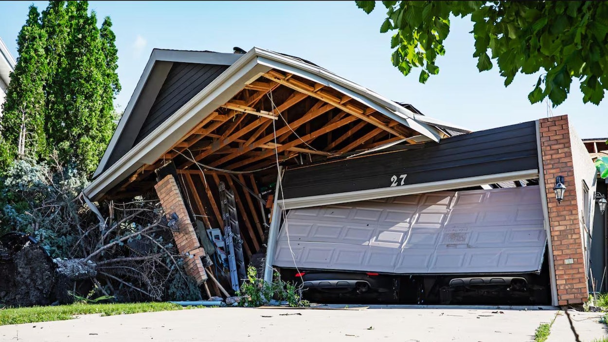 Une tornade de force EF-1 a touché terre à Winnipeg lundi soir