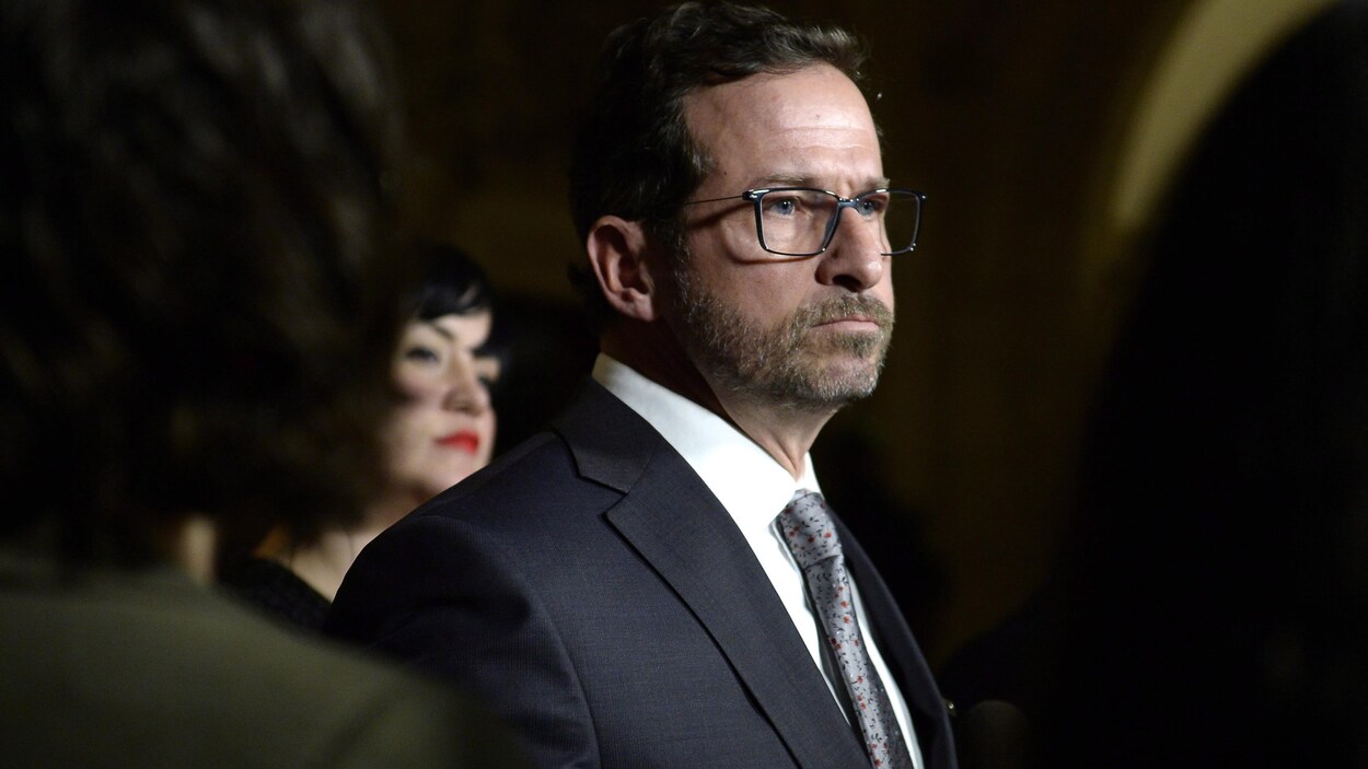 Yves-Francois Blanchet fait une annonce officielle.