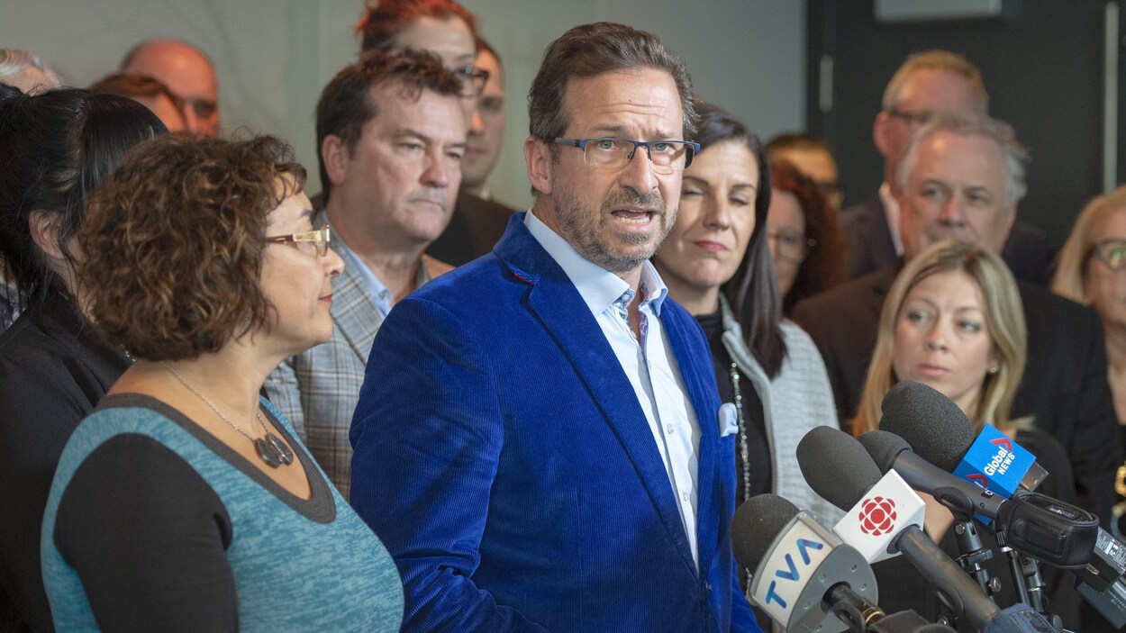 Le chef du Bloc québécois Yves-François Blanchet.