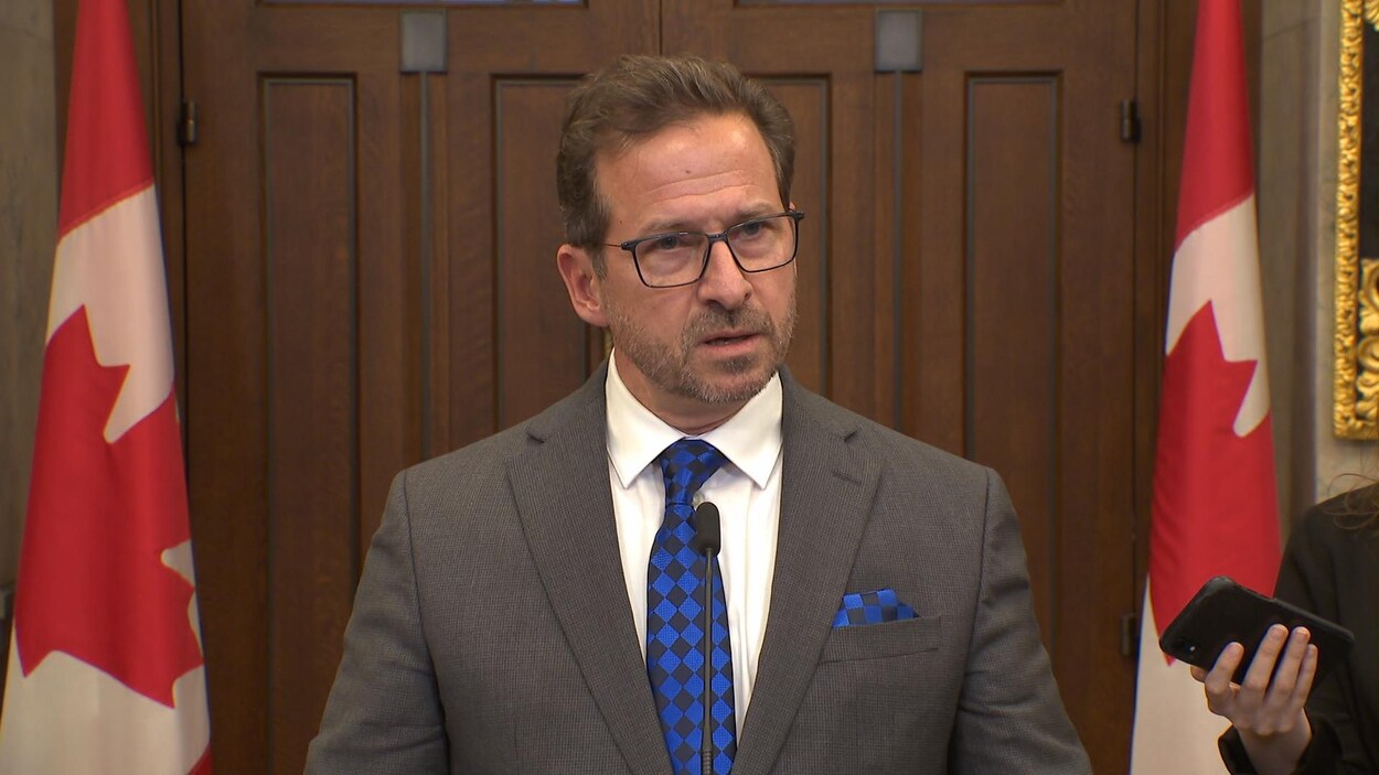 Yves-François Blanchet, le chef du Bloc québécois, réagissait jeudi au discours du Trône.
