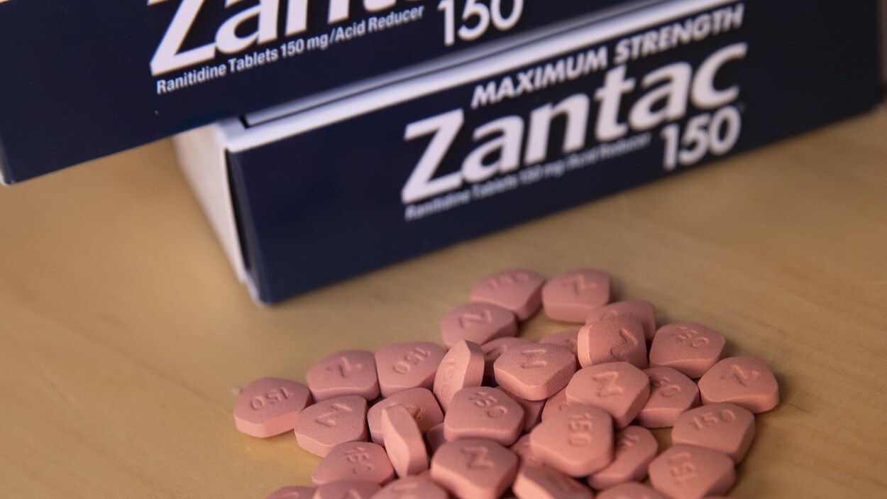Des médicaments de marque Zantac.