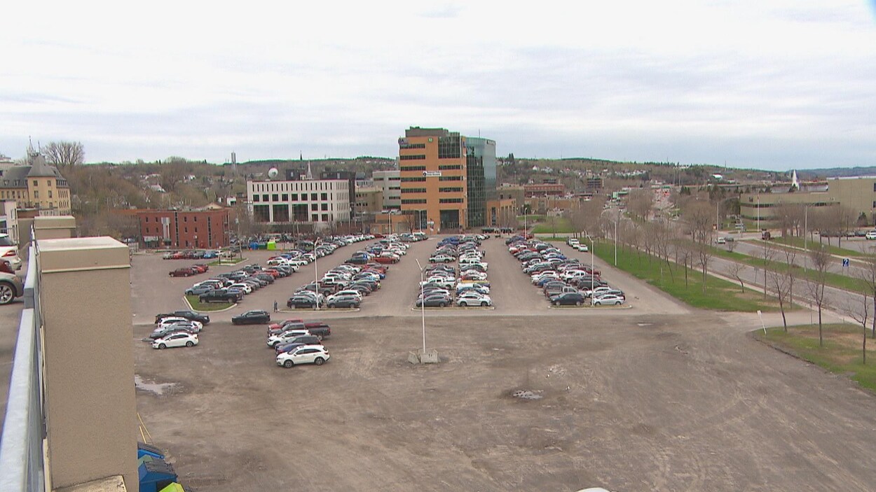 La zone ferroviaire de Chicoutimi.