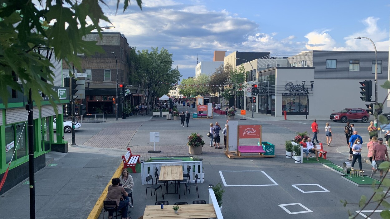 La zone piétonne de retour cet été à RouynNoranda RadioCanada
