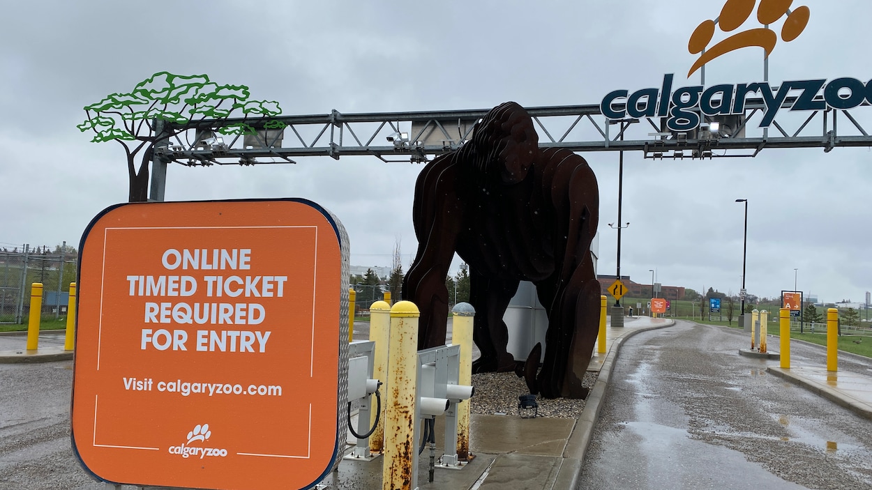 L'entrée du Zoo de Calgary.