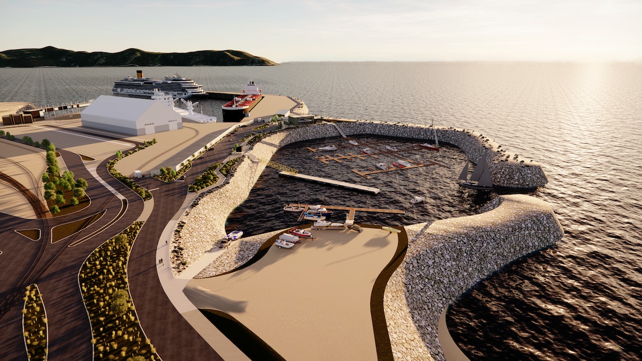 Des plans de 40 M pour le terminal no 5 du port de Radio