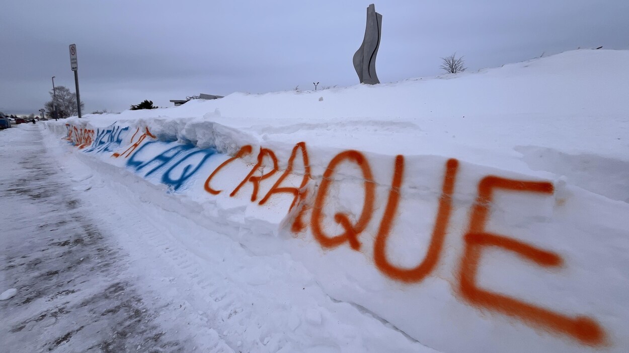 Les slogans sur la neige, c’était la CSN