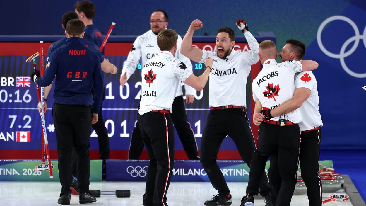 Le Canada d&eacute;croche la m&eacute;daille d&rsquo;or en curling masculin
