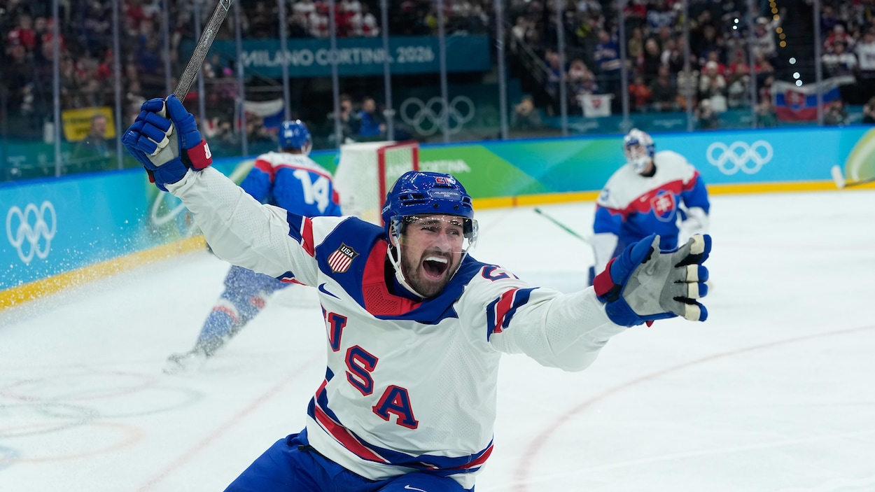 Les États-Unis affronteront le Canada en finale du hockey masculin