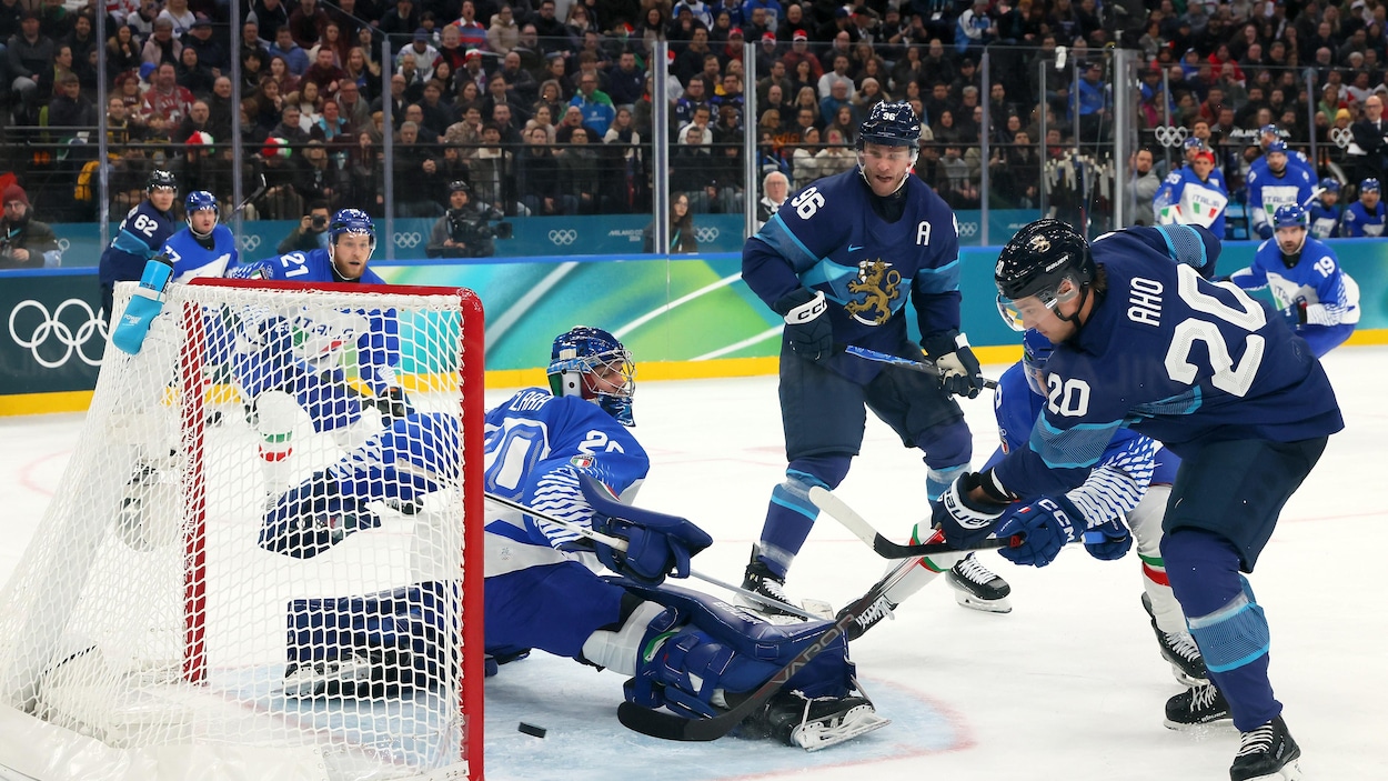 La Finlande sans amour contre l’Italie au hockey masculin