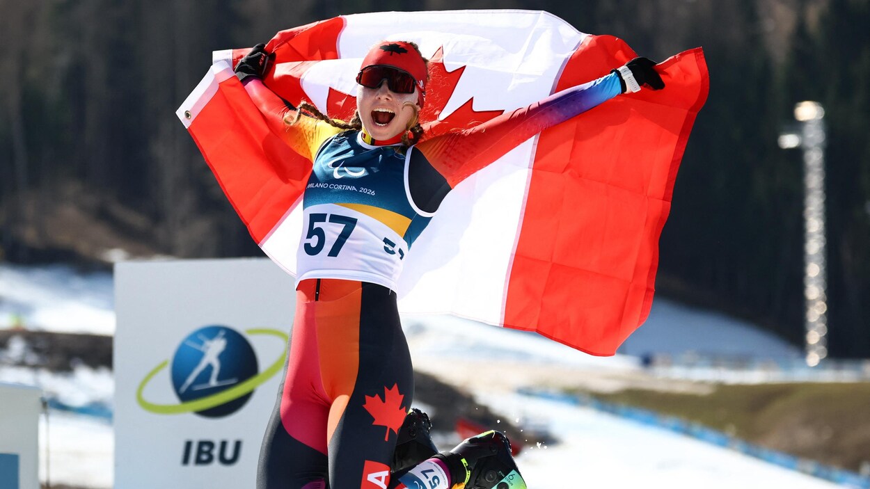Natalie Wilkie remporte l’argent au sprint en parabiathlon