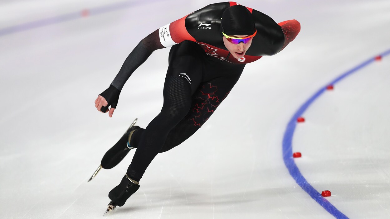 Le Canadien Alex Boisvert-Lacroix a terminé au 11e rang du 500 m en patinage de vitesse longue piste. Le Canadien Alex Boisvert-Lacroix a terminé au 11e rang du 500 m en patinage de vitesse longue piste.