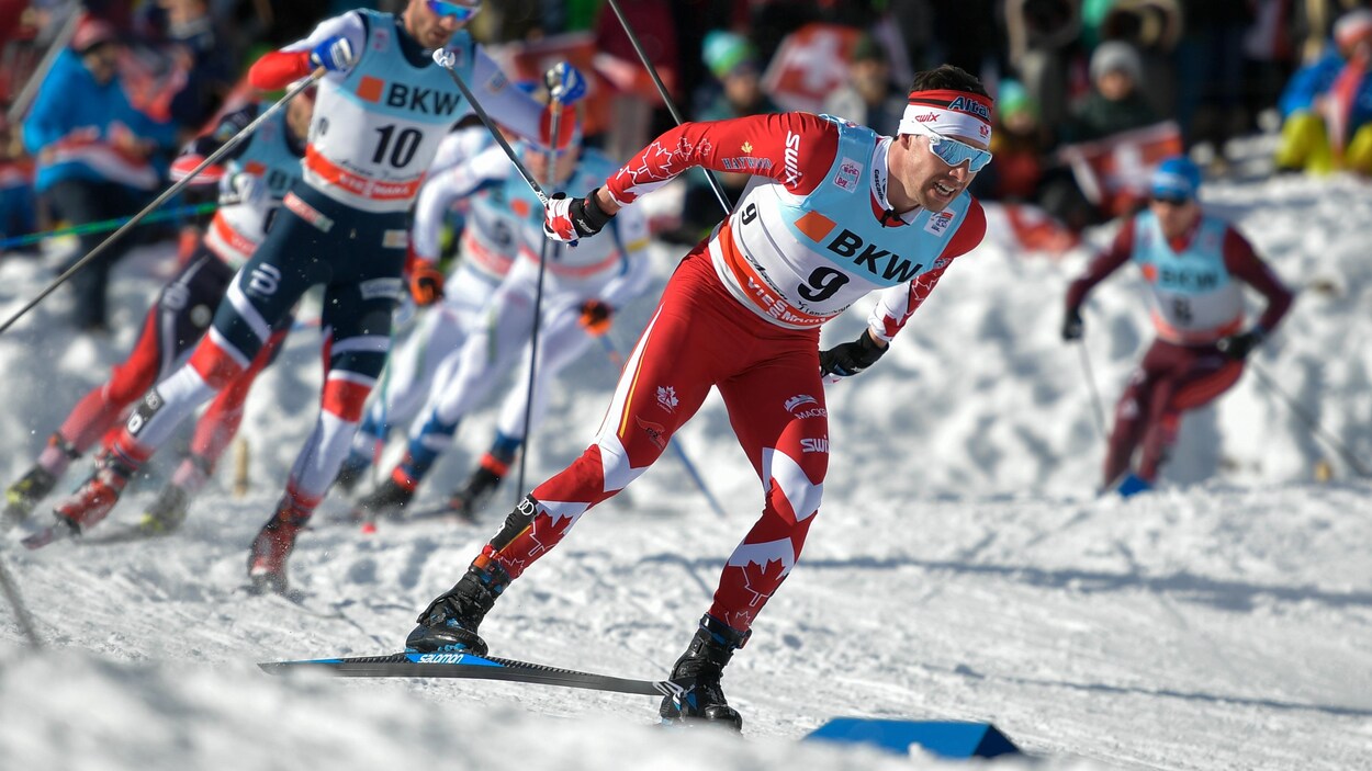 Alex Harvey lors du Tour de ski à Lenzerheide Alex Harvey lors du Tour de ski à Lenzerheide