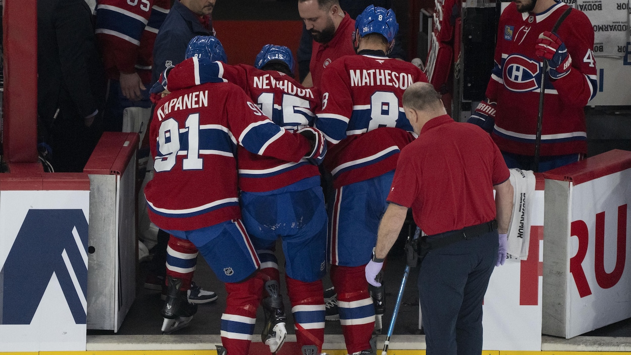 Le Canadien perd Newhook pour quatre mois et n’est pas près de retrouver Guhle