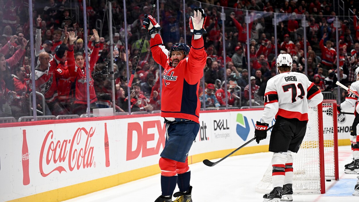 Ovechkin et les Capitals s’imposent face aux Sénateurs