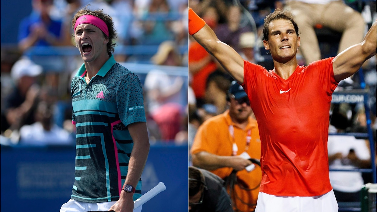 Alexander Zverev et Rafael Nadal