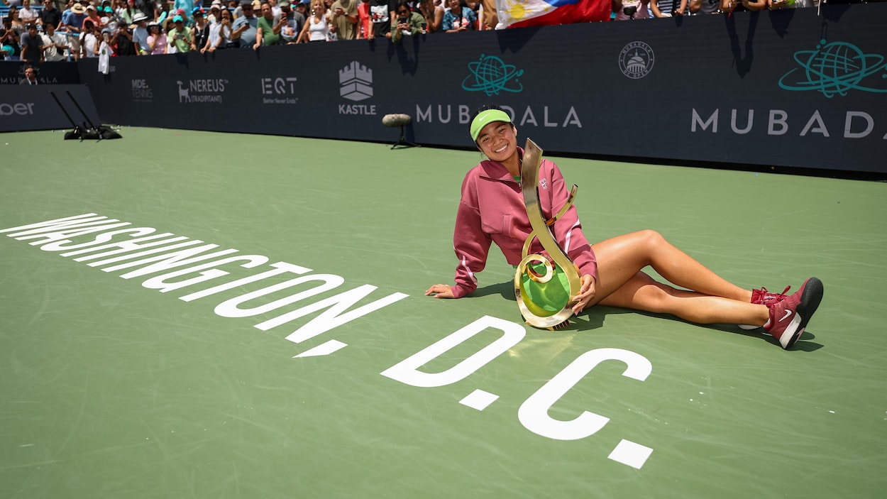 Alexandra Eala s’offre à Washington un premier titre à la WTA