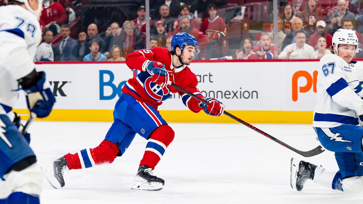 Le Canadien et le Lightning à égalité après une période