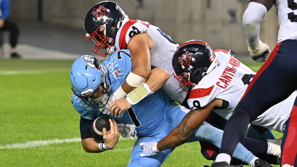 Les Alouettes arrachent une mince victoire à Toronto