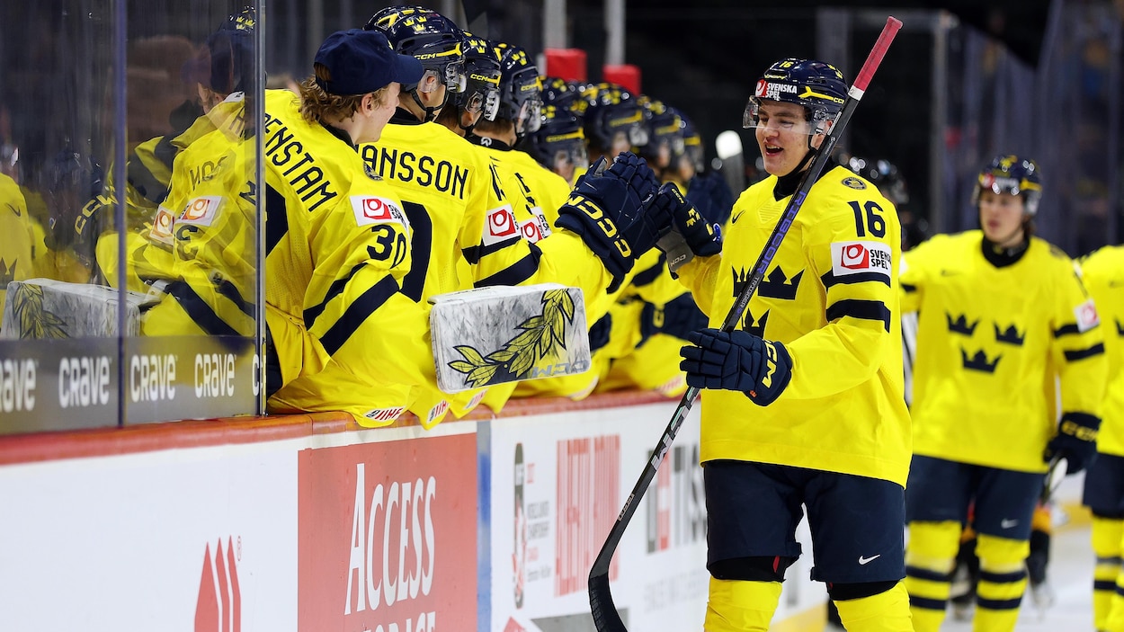 La Suède atteint le carré d’as au mondial junior