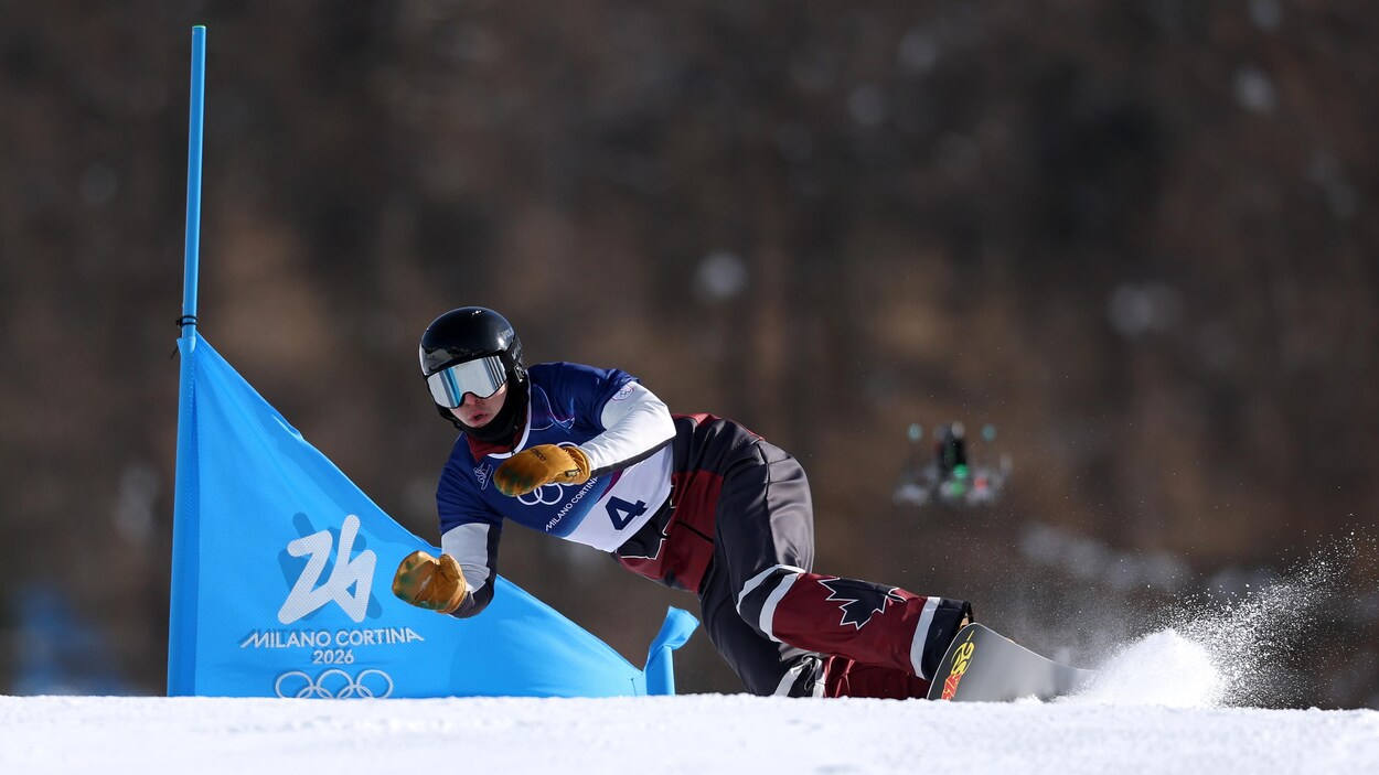 Arnaud Gaudet monte sur le podium à Val Saint-Côme