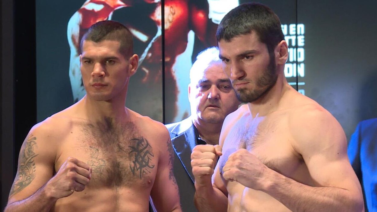 Isidro Prieto et Artur Beterbiev Isidro Prieto et Artur Beterbiev
