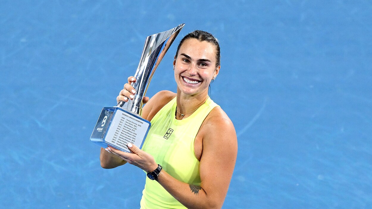 Aryna Sabalenka débute sa saison avec un 2e titre à Brisbane