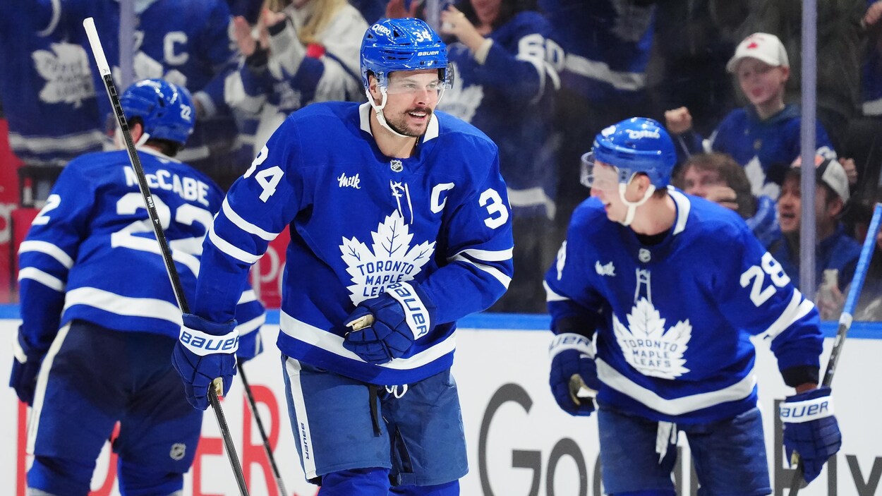 Auston Matthews s’éclate contre les Jets
