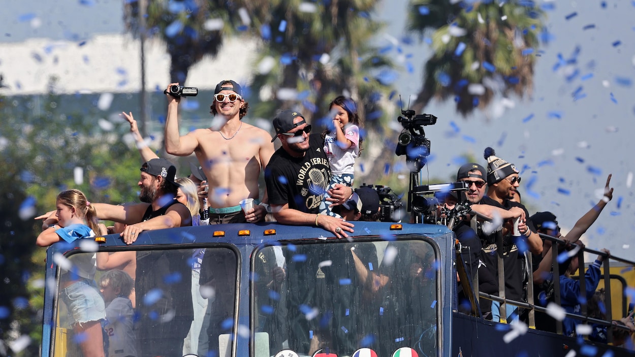 Les Dodgers célèbrent leur conquête avec un défilé à Los Angeles