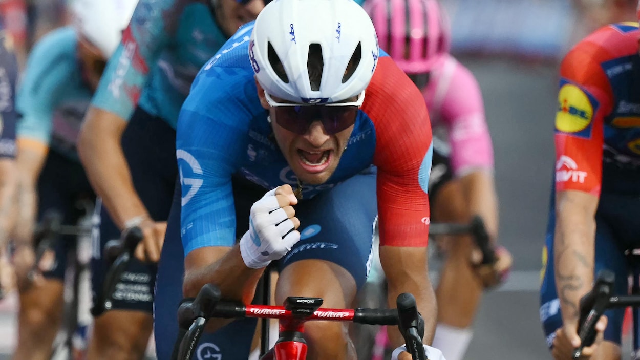 Bastien Tronchon remporte au sprint la 10e étape de la Vuelta