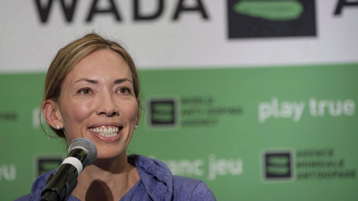 La Canadienne Beckie Scott était la présidente du comité des sportifs de l'Agence mondiale antidopage.