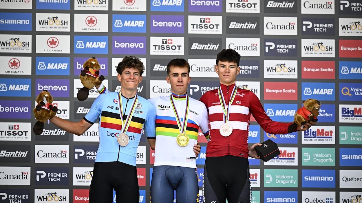 Benjamin Noval couronné champion du monde junior du contre-la-montre à Montréal