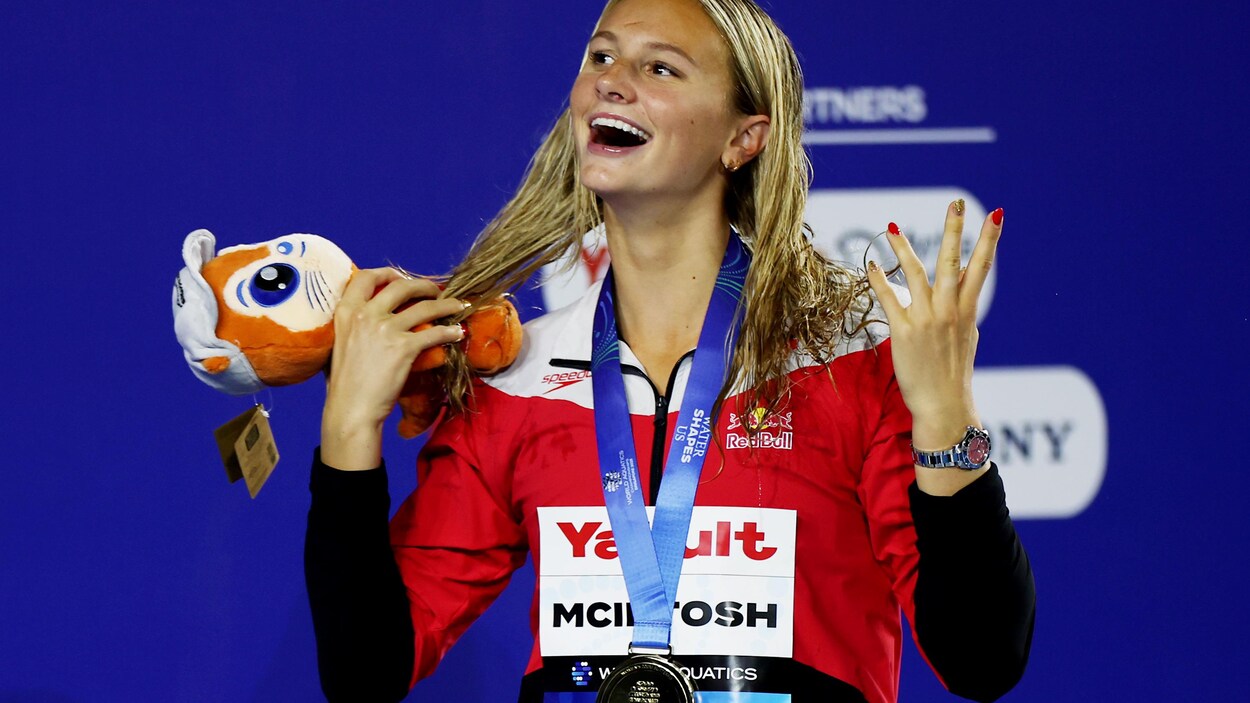 Summer McIntosh est l’athlète de l’année de la Presse canadienne