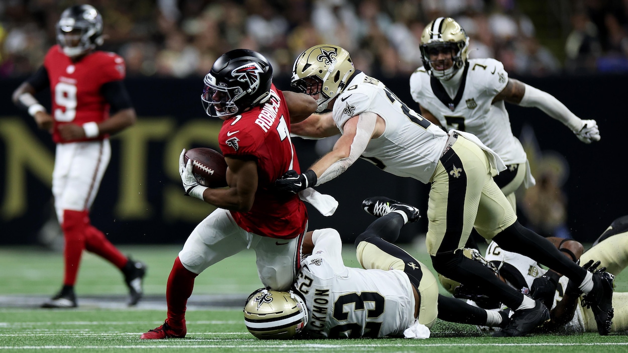 Bijan Robinson brille encore dans une victoire des Falcons contre les Saints