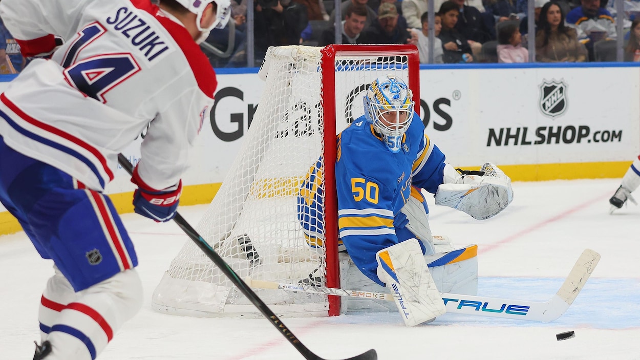 Binnington et les Blues blanchissent le Canadien