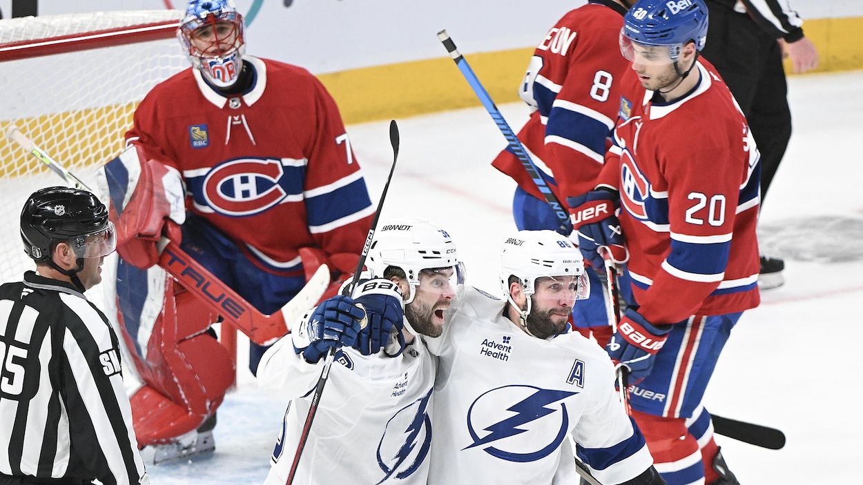 Canadien-Lightning : « Il faut garder le contrôle de nos émotions » - Alexandre Texier