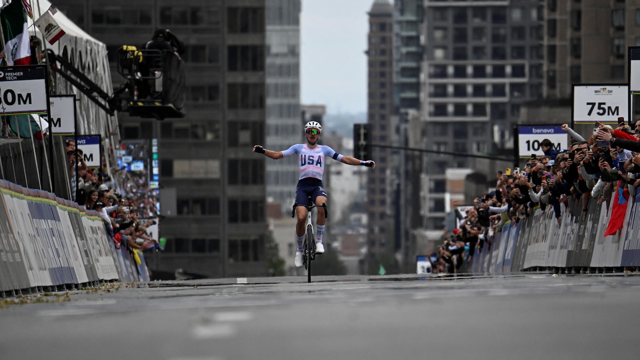 Brandon McNulty devient champion du monde dans les rues de Montréal